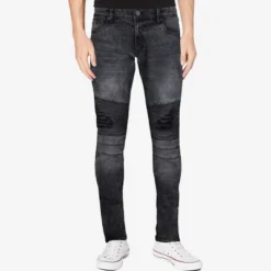 RAW X Men's Slim Fit Moto Detail Stretch Jeans -Refrigiwear Sale Shop GUEST 82e22fff f1f7 430a 8784 23f5674f77e5