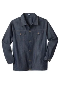 Liberty Blues Men's Big & Tall ™ Lightweight Comfort Denim Jean Jacket
