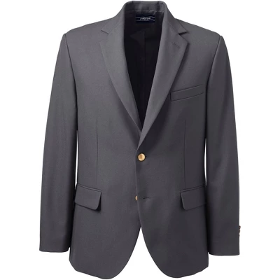 Lands' End School Uniform Men's Hopsack Blazer 7 Lands' End School Uniform Men's Hopsack Blazer - Image 7