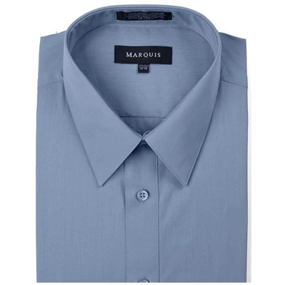 Marquis Men's Long Sleeve Slim Fit Dress Shirt 15 Marquis Men's Long Sleeve Slim Fit Dress Shirt - Image 15