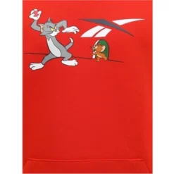 Reebok Mens Tom And Jerry Hoodie Sweatshirt