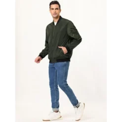 Lars Amadeus Men's Varsity Bomber Jacket Zipper Lightweight Baseball Jackets -Refrigiwear Sale Shop GUEST 8dcb1fcf b183 4d50 b9c9 0bc24015f293