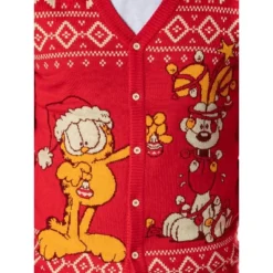 Garfield Men's Odie And Garfield Ugly Sweater Button-Up Knit Cardigan 12 Garfield Men's Odie And Garfield Ugly Sweater Button-Up Knit Cardigan -Refrigiwear Sale Shop GUEST 90ca5c46 11d6 4a8e beb1 d2ade2ea63d8