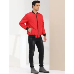 Lars Amadeus Men's Puffer Coat Lightweight Zip Up Quilted Baseball Bomber Jacket -Refrigiwear Sale Shop GUEST 9b4ef36c 15f9 4ae9 80ef ceb3208e9a42