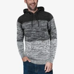 X RAY Men's Slim Fit Knitted Hoodie Sweater, Casual Color Block Hooded Pullover Top 21 X RAY Men's Slim Fit Knitted Hoodie Sweater, Casual Color Block Hooded Pullover Top -Refrigiwear Sale Shop GUEST 9d8a7c69 5d1d 47db af9a 6b151cdefb8a