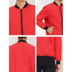 Lars Amadeus Men's Puffer Coat Lightweight Zip Up Quilted Baseball Bomber Jacket -Refrigiwear Sale Shop GUEST 9eab568e 2d6a 45fc 9109 635c321a3a85