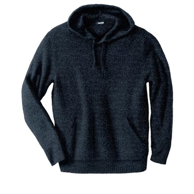 KingSize Men's Big & Tall Shaker Knit Hoodie 1 KingSize Men's Big & Tall Shaker Knit Hoodie