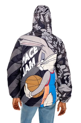 Members Only Men's Space Jam Puffer Jacket 5 Members Only Men's Space Jam Puffer Jacket - Image 5
