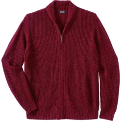 KingSize Men's Big & Tall Shaker Knit Zip-Front Cardigan -Refrigiwear Sale Shop GUEST a10e5de8 edf2 4df6 a12d 06ed20dd05ba