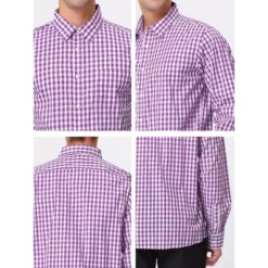 Lars Amadeus Men's Button Down Long Sleeves Gingham Plaid Dress Shirts 12 Lars Amadeus Men's Button Down Long Sleeves Gingham Plaid Dress Shirts -Refrigiwear Sale Shop GUEST a19ed334 4036 4142 a96f 713c58369408