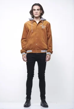 Members Only Men's Corduroy Varsity Jacket With Hood -Refrigiwear Sale Shop GUEST a1afb66a 54a4 4fce 9bf3 792f4f6beb69