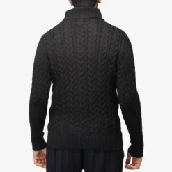 X RAY Men's Cable Knit Roll Neck Sweater(Available In Big & Tall)