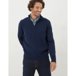 FatFace Mens Braunton Half Zip Sweater -Refrigiwear Sale Shop GUEST a31b9187 0f8e 47ce 9249 9cc9057d42b6