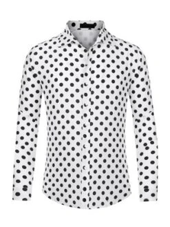 Lars Amadeus Men's Button Down Long Sleeves Casual Polka Dots Print Shirts 16 Lars Amadeus Men's Button Down Long Sleeves Casual Polka Dots Print Shirts -Refrigiwear Sale Shop GUEST a4808159 a6b9 4efb 96e2 c7ed5a7f7923