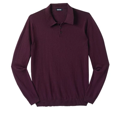 KingSize Men's Big & Tall Lightweight Polo Sweater 1 KingSize Men's Big & Tall Lightweight Polo Sweater