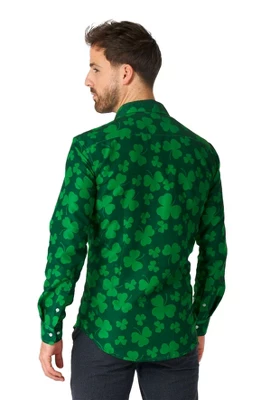 Suitmeister Men's Party Shirt - St. Pats Green 1 Suitmeister Men's Party Shirt - St. Pats Green