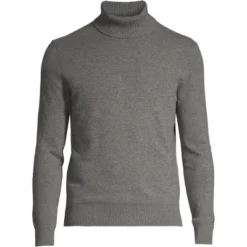 Lands' End Men's Fine Gauge Cashmere Turtleneck Sweater -Refrigiwear Sale Shop GUEST a937b30a f686 4f8f 8617 3b7e3d5ef172