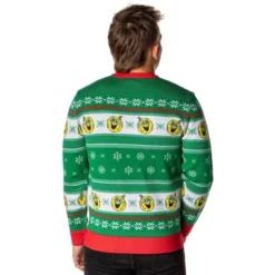 SpongeBob SquarePants Men's Santa SpongeBob Ugly Sweater Knit Pullover
