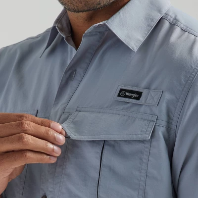 Wrangler Men's ATG Long Sleeve Fishing Button-Down Shirt 4 Wrangler Men's ATG Long Sleeve Fishing Button-Down Shirt - Image 4