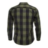 Burnside Men's Modern Fit Army Green Flannel Shirt