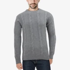 X RAY Men's Cable Knit Crewneck Pullover Sweater -Refrigiwear Sale Shop GUEST ad7ec4b3 2d8d 4ad4 bf5b 9f91e0a24702