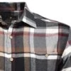 Falcon Bay Mens Big And Tall Soft Yarn Dyed Point Collar Flannel Shirt