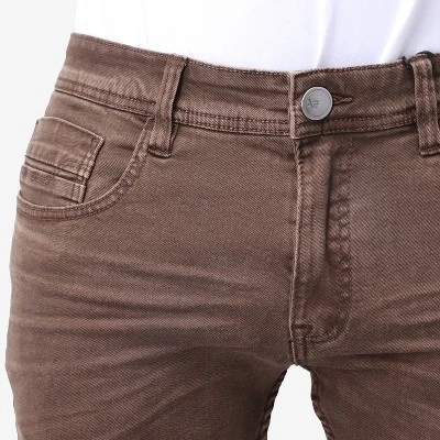 X RAY Men's Five-Pocket Stretch Cotton Colored Twill Pants 3 X RAY Men's Five-Pocket Stretch Cotton Colored Twill Pants - Image 3