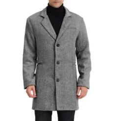 Lars Amadeus Men's Regular Fit Notched Lapel Single Breasted Herringbone Overcoat 12 Lars Amadeus Men's Regular Fit Notched Lapel Single Breasted Herringbone Overcoat -Refrigiwear Sale Shop GUEST b5665b84 854b 4e45 b495 5acb3bbe7f7b