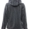 RefrigiWear Women's Fleece Lined Extreme Sweater Jacket With Removable Hood