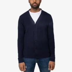 X RAY Men's Cotton Cardigan Sweater, V-Neck & Shawl Collar Soft Cable Knit Button Down Cardigan -Refrigiwear Sale Shop GUEST b584d84b dc4b 4d91 a79a f08ae1458945