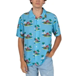 Dragon Ball Z Kame House Sublimation Print Short Sleeve Button Down Light Blue Men's Woven Top 11 Dragon Ball Z Kame House Sublimation Print Short Sleeve Button Down Light Blue Men's Woven Top -Refrigiwear Sale Shop GUEST b5d32e2a da63 47d4 903a a953708ef2dd