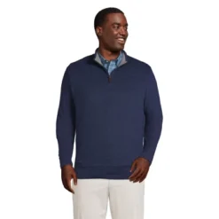 Lands' End Men's Bedford Rib Quarter Zip Sweater -Refrigiwear Sale Shop GUEST b63320d4 36ab 48e0 ac5d a36c405f43f1