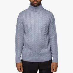 X RAY Men's Cable Knit Roll Neck Sweater(Available In Big & Tall) 17 X RAY Men's Cable Knit Roll Neck Sweater(Available In Big & Tall) -Refrigiwear Sale Shop GUEST b7fadae8 af8e 4002 add9 537a096503e5