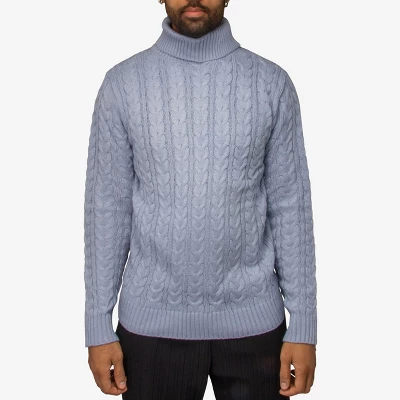 X RAY Men's Cable Knit Roll Neck Sweater(Available In Big & Tall) 6 X RAY Men's Cable Knit Roll Neck Sweater(Available In Big & Tall) - Image 6