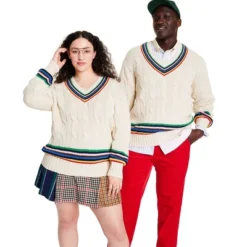 Adult Croquet Stripe Cable Knit Sweater - Rowing Blazers X Target -Refrigiwear Sale Shop GUEST b9b923a2 201a 4f22 8970 3b40629861d9