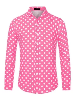 Lars Amadeus Men's Button Down Long Sleeves Casual Polka Dots Print Shirts 21 Lars Amadeus Men's Button Down Long Sleeves Casual Polka Dots Print Shirts -Refrigiwear Sale Shop GUEST bd79e6a8 12ab 4820 8581 306634cbf055