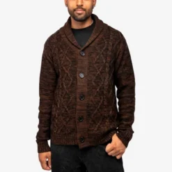 X RAY Men's Shawl Collar Cable Knit Cardigan 23 X RAY Men's Shawl Collar Cable Knit Cardigan -Refrigiwear Sale Shop GUEST c009bef0 a8ee 4f6c 88b6 086a94bbb244