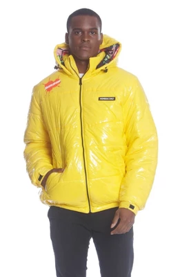 Members Only Mens Shiny Collab Puffer Jacket 4 Members Only Mens Shiny Collab Puffer Jacket - Image 4