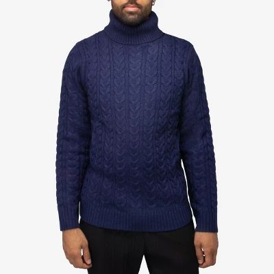 X RAY Men's Cable Knit Roll Neck Sweater(Available In Big & Tall) 10 X RAY Men's Cable Knit Roll Neck Sweater(Available In Big & Tall) - Image 10
