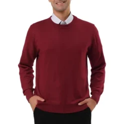 Lars Amadeus Men's Casual Round Neck Long Sleeves Solid Color Knitted Pullover Sweater -Refrigiwear Sale Shop GUEST c4cec2bf 6528 4e0d 9a8e a0b5855ab901