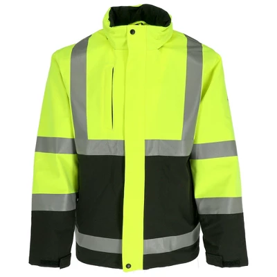 RefrigiWear Men's HiVis 3-in-1 Insulated Rainwear Systems Jacket - ANSI Class 2 1 RefrigiWear Men's HiVis 3-in-1 Insulated Rainwear Systems Jacket - ANSI Class 2