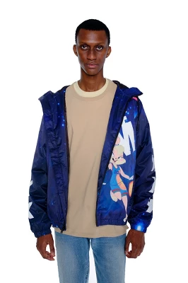 Members Only Men's Spacejam Galaxy Midweight Jacket 2 Members Only Men's Spacejam Galaxy Midweight Jacket - Image 2