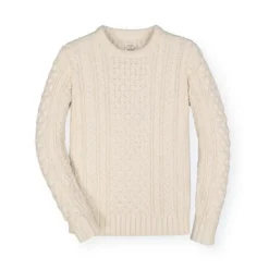 Hope & Henry Mens' Organic Cotton Fisherman Sweater