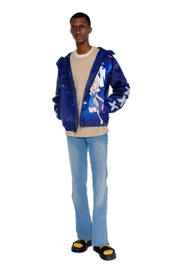 Members Only Men's Spacejam Galaxy Midweight Jacket 4 Members Only Men's Spacejam Galaxy Midweight Jacket - Image 4