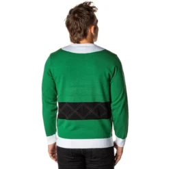 ELF The Movie Men's Buddy's Coat Costume Ugly Christmas Sweater Knit Pullover