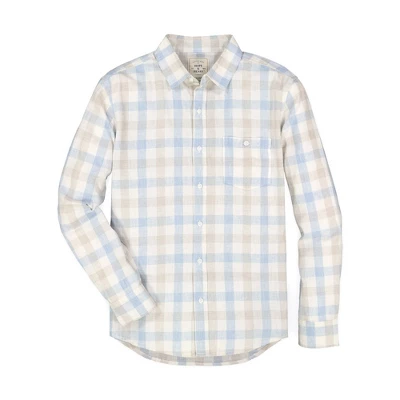 Hope & Henry Mens' Linen Long Sleeve Button Down Shirt 3 Hope & Henry Mens' Linen Long Sleeve Button Down Shirt - Image 3