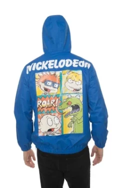 Members Only Nickelodeon Print Lightweight Windbreaker Jacket For Men With Hood & Half Zip -Refrigiwear Sale Shop GUEST d2b8a826 be83 4458 b77a c676fbb3184d