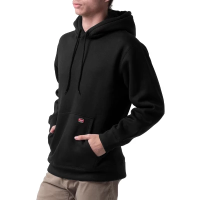 Wrangler Workwear Men's Long Sleeve Fleece Pullover With Lined Drawstring Hood 2 Wrangler Workwear Men's Long Sleeve Fleece Pullover With Lined Drawstring Hood - Image 2