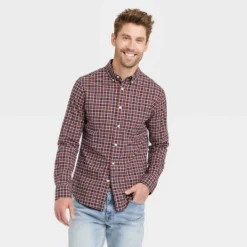 Men's Slim Fit Every Wear Long Sleeve Button-Down Shirt - Goodfellow & Co™ -Refrigiwear Sale Shop GUEST d6767bb1 aecb 4e8a 87db 0d1b965562c0