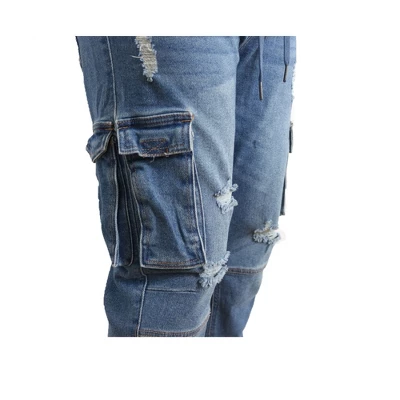 Blue Ice Men’s Stretch Cargo Carpenter Jean Jogger 3 Blue Ice Men’s Stretch Cargo Carpenter Jean Jogger - Image 3
